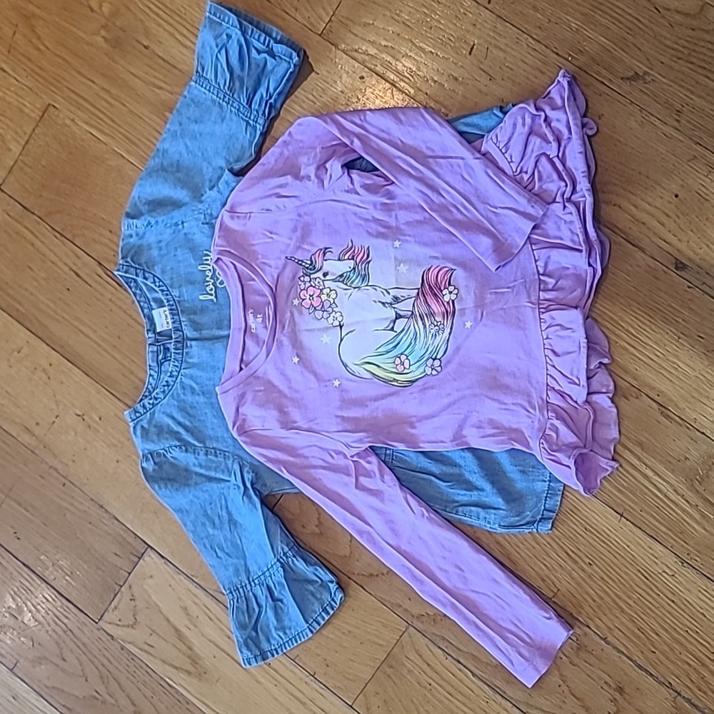Carter's shirts 3T and 4T(runs small)